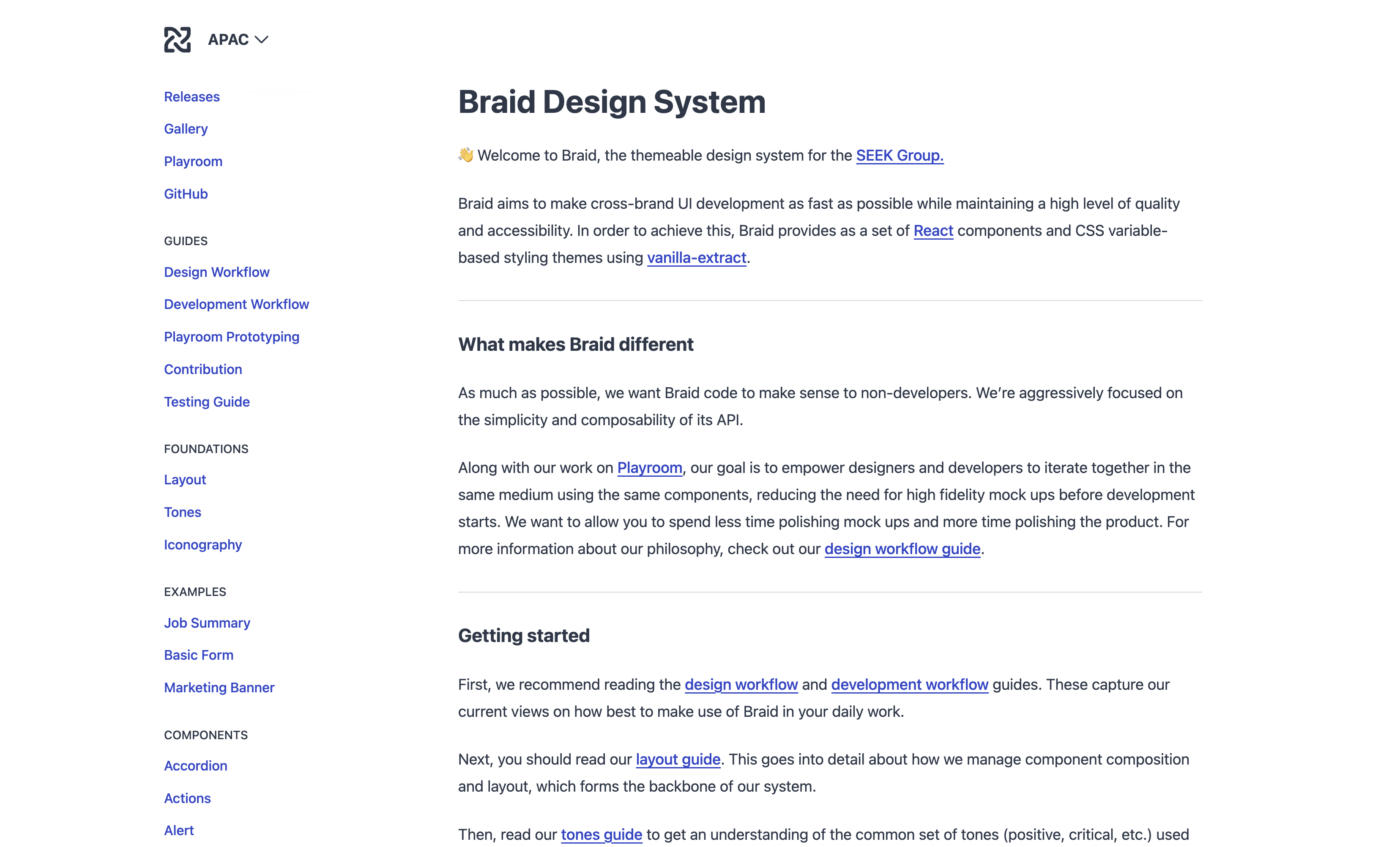 Braid Design System